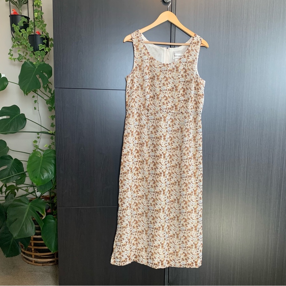 Vintage Floral Maxi Dress